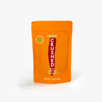 Orange refill pouch of Cheddar Crushed Red Pepper Flakes on a white background